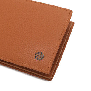 WILD CHANNEL GENUINE LEATHER RFID SHORT WALLET NW 002-2 LIGHT BROWN