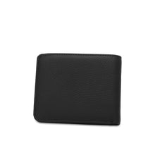 Load image into Gallery viewer, WILD CHANNEL GENUINE LEATHER RFID SHORT WALLET NW 003-4 BLACK