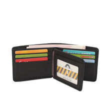 Load image into Gallery viewer, WILD CHANNEL GENUINE LEATHER RFID SHORT WALLET NW 004-4 DARK BROWN
