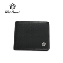 Load image into Gallery viewer, WILD CHANNEL RFID SHORT WALLET NW 005-4 BLACK
