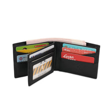 Load image into Gallery viewer, WILD CHANNEL RFID SHORT WALLET NW 006-3 BLACK