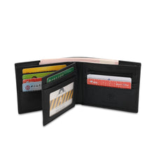 Load image into Gallery viewer, WILD CHANNEL RFID SHORT WALLET NW 006-5 BLACK