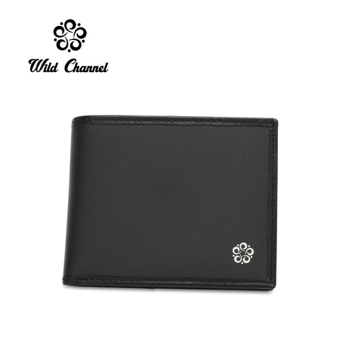 WILD CHANNEL RFID SHORT WALLET NW 006-6 BLACK