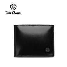 Load image into Gallery viewer, WILD CHANNEL RFID BLOCKING SHORT WALLET NW 008-2 BLACK
