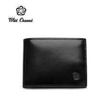 Load image into Gallery viewer, WILD CHANNEL RFID BLOCKING SHORT WALLET NW 008-3 BLACK