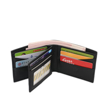 Load image into Gallery viewer, WILD CHANNEL RFID BLOCKING SHORT WALLET NW 008-3 BLACK