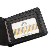 Load image into Gallery viewer, WILD CHANNEL RFID BLOCKING SHORT WALLET NW 008-4 BLACK