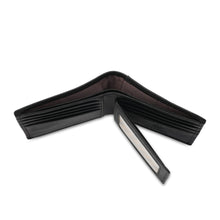Load image into Gallery viewer, WILD CHANNEL GENUINE LEATHER RFID SHORT WALLET NW 009-2 BLACK