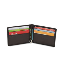 Load image into Gallery viewer, WILD CHANNEL GENUINE LEATHER RFID SHORT WALLET NW 010-3 BLACK