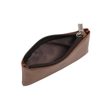 Load image into Gallery viewer, WILD CHANNEL GENUINE LEATHER RFID CARD HOLDER NW 012-1 LIGHT BROWN