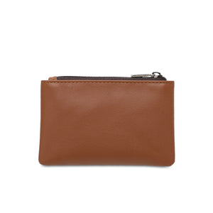 WILD CHANNEL GENUINE LEATHER RFID CARD HOLDER NW 012-1 LIGHT BROWN