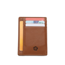 Load image into Gallery viewer, WILD CHANNEL GENUINE LEATHER LONGCARD HOLDER NW 012-3 LIGHT BROWN