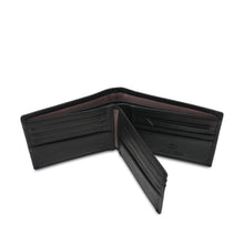Load image into Gallery viewer, WILD CHANNEL GENUINE LEATHER RFID SHORT WALLET NW 015-4 BLACK