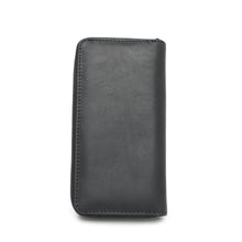 Load image into Gallery viewer, WILD CHANNEL GENUINE LEATHER RFID ZIPPER LONG WALLET NW 016-1 DARK GREY