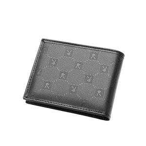 PLAYBOY MONOGRAM RFID BI-FOLD WALLET PW 234-3 BLACK