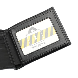 PLAYBOY MONOGRAM RFID BI-FOLD WALLET PW 234-3 BLACK