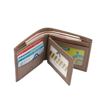 Load image into Gallery viewer, PLAYBOY GENUINE LEATHER RFID BI-FOLD WALLET PW 236-2 BROWN