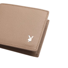 Load image into Gallery viewer, PLAYBOY GENUINE LEATHER RFID BI-FOLD WALLET PW 236-3 BROWN