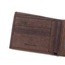 Load image into Gallery viewer, (7 Card slots) PLAYBOY GENUINE LEATHER RFID SHORT WALLET PW 267-3 BROWN