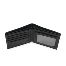 Load image into Gallery viewer, (4 Card slots) PLAYBOY GENUINE LEATHER RFID SHORT WALLET PW 269-9 BLACK