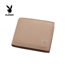 Load image into Gallery viewer, PLAYBOY GENUINE LEATHER RFID BI-FOLD WALLET PW 236-3 BROWN