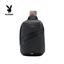 Load image into Gallery viewer, PLAYBOY WATER RESISTANCE CHEST BAG PKX 907 BLACK