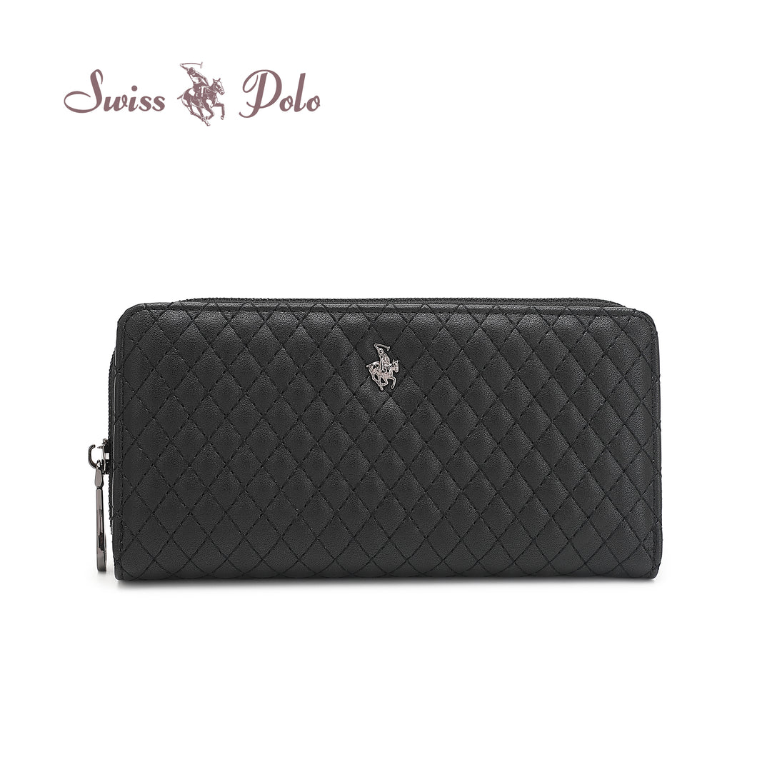 Women's Quilted Long Wallet