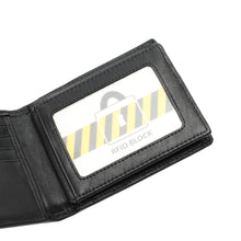Load image into Gallery viewer, SWISS POLO GENUINE LEATHER RFID BI-FOLD WALLET SW 128-2 BLACK