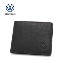 Load image into Gallery viewer, Volkswagen Men&#39;s Genuine Leather RFID Blocking BI Fold Long Wallet