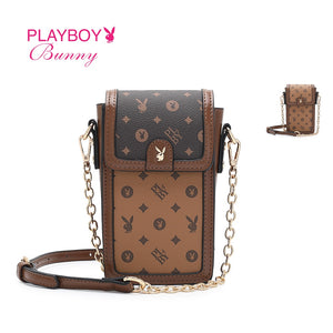 Playboy Bunny Ladies Monogram Chain Sling Bag Nyra